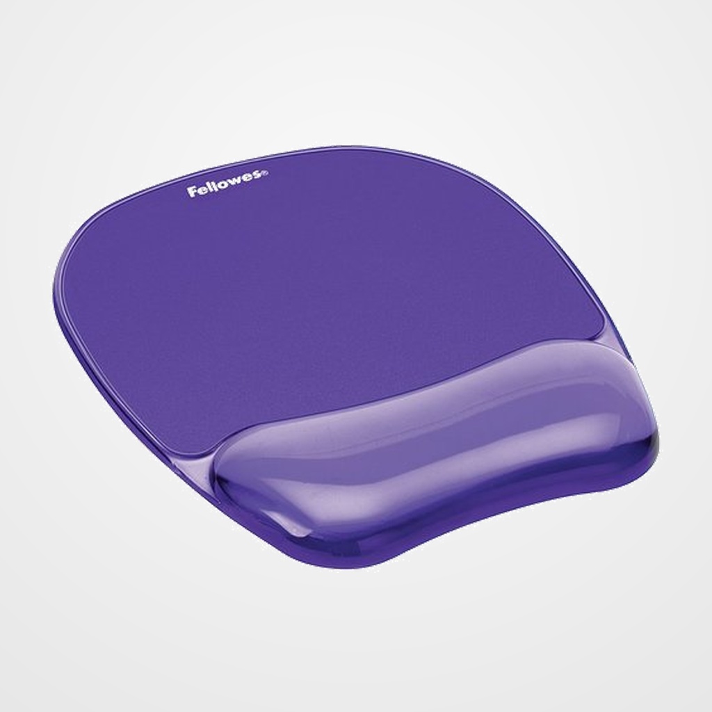 ALFOMBRILLA RATON FELLOWES CON REPOSAMUÑECAS GEL VIOLETA