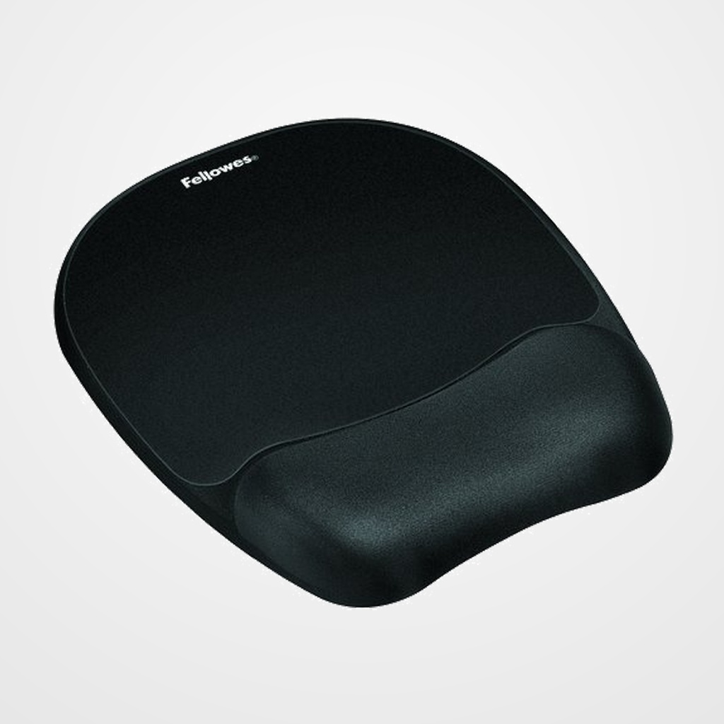 ALFOMBRILLA RATON FELLOWES C/REPOSAMUÑECAS MEMORY FOAM NEGRO