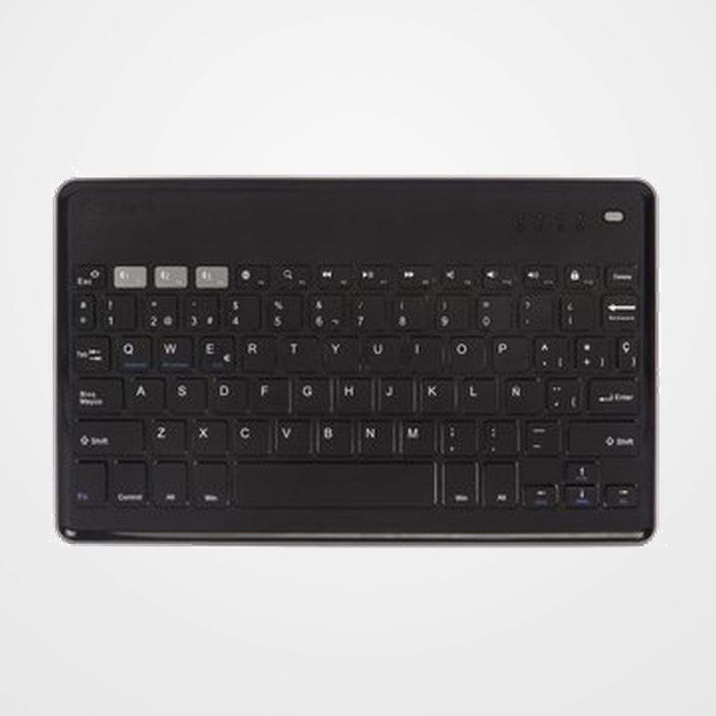 TECLADO SILVER HT QWERTY BLUETOOTH NEGRO