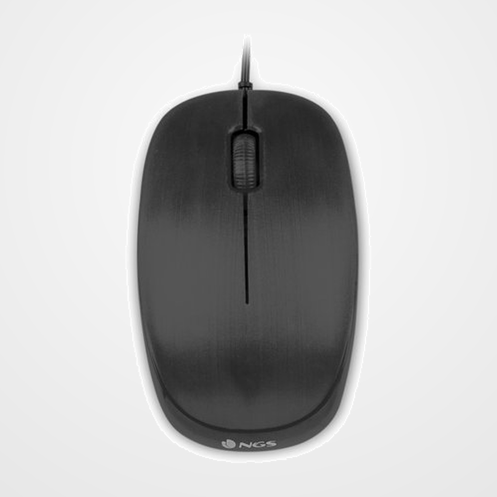 RATON NGS FLAME OPTICO USB NEGRO