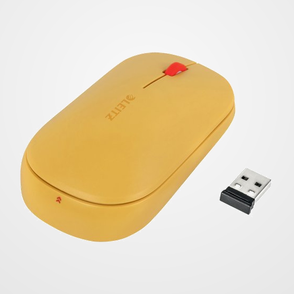 RATON LEITZ OPTICO INALAMBRICO DUAL COSY AMARILLO