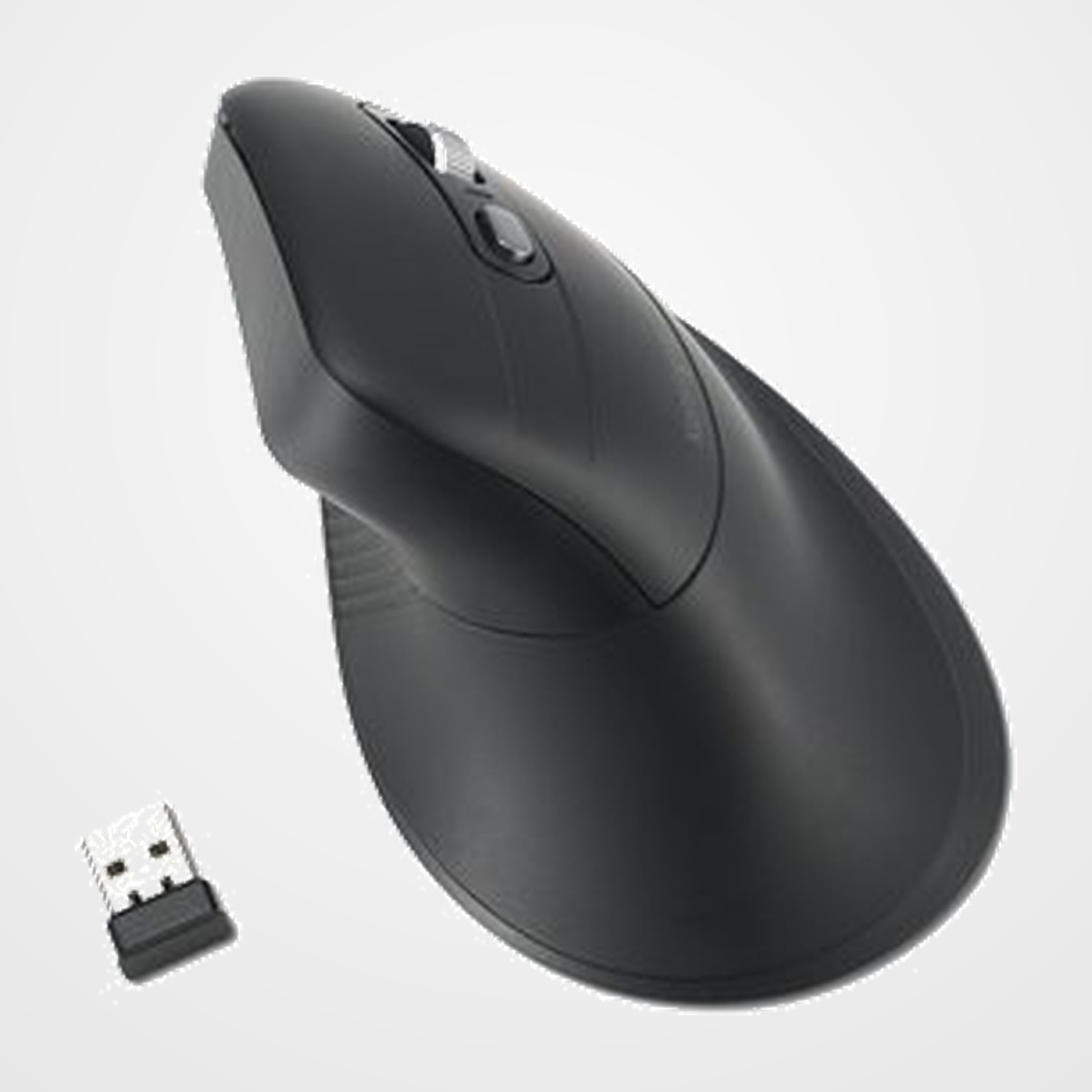 RATON KENSINGTON MY630 EQ OPTICO ERGONOMICO INALAMBRICO RECARGABLE NEGRO