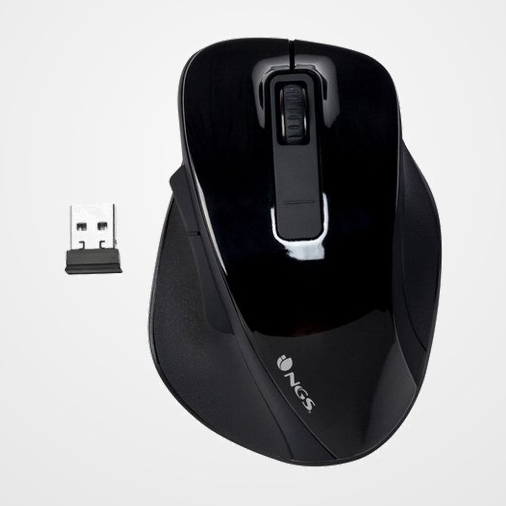 [42501386] RATON NGS BOW OPTICO USB NEGRO