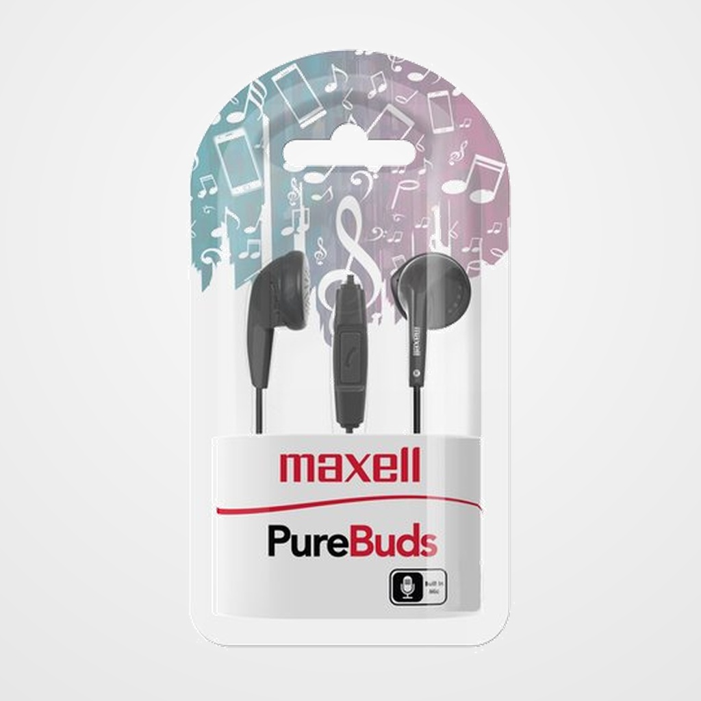 AURICULARES MAXELL DE BOTON NEGRO M668