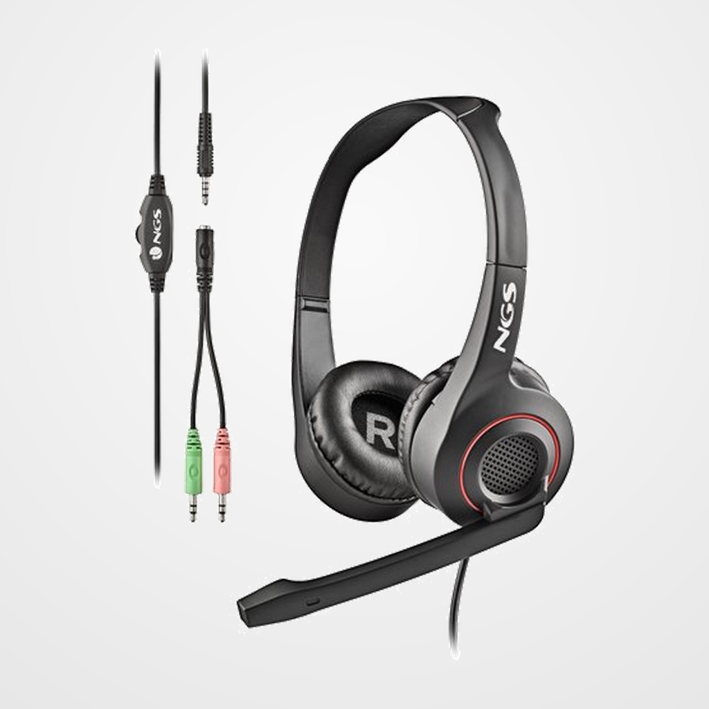 AURICULARES CON MICRO NGS MSX10 PRO DOBLE JACK