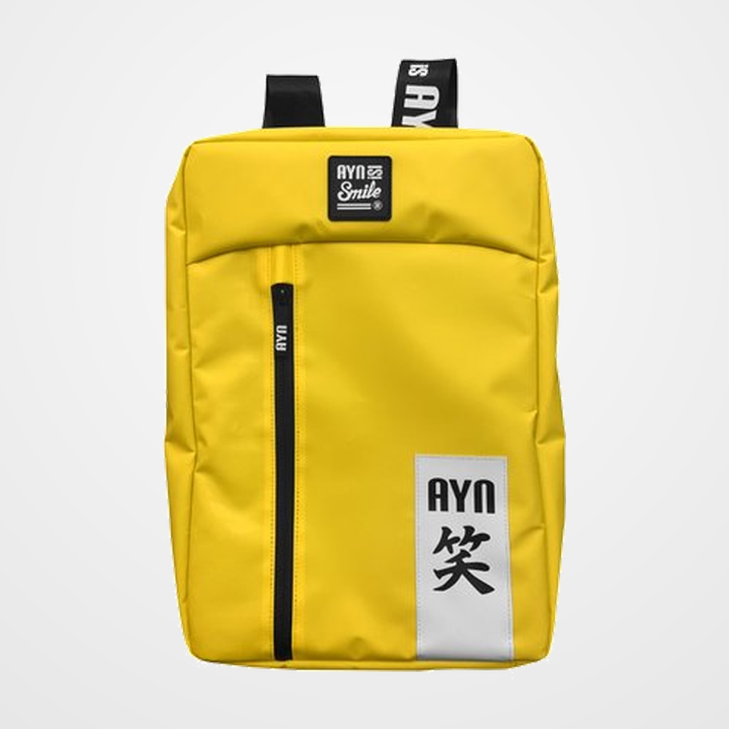 MOCHILA PORTATIL SMILE AKIRA ANTIROBO 16  AMARILLO
