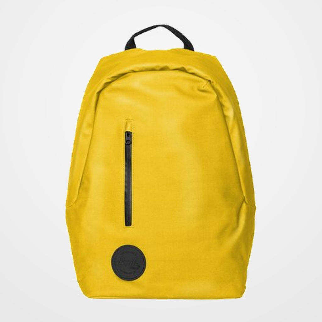 MOCHILA PORTATIL SMILE THE ROCK ANTIRROBO 15,6  AMARILLO