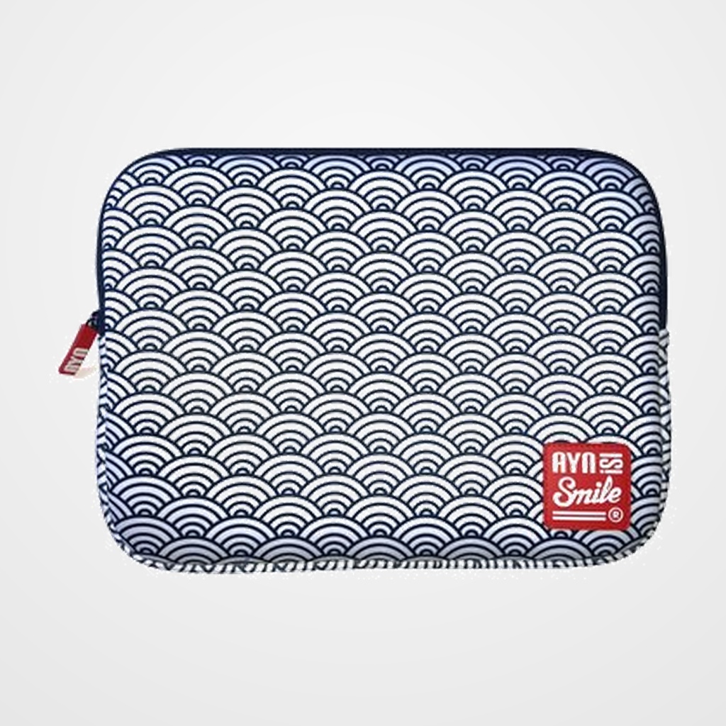 FUNDA PORTATIL SMILE SLEEVE NEOPRENO 13  KIMONO SEIGAIHA