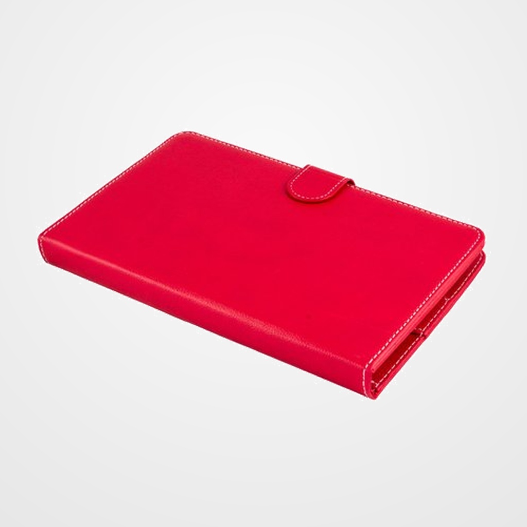 FUNDA TABLET SILVER HT UNIVERSAL 9 -10,4  CON TECLADO CABLE MICRO USB/USB-C ROJO/BLANCO
