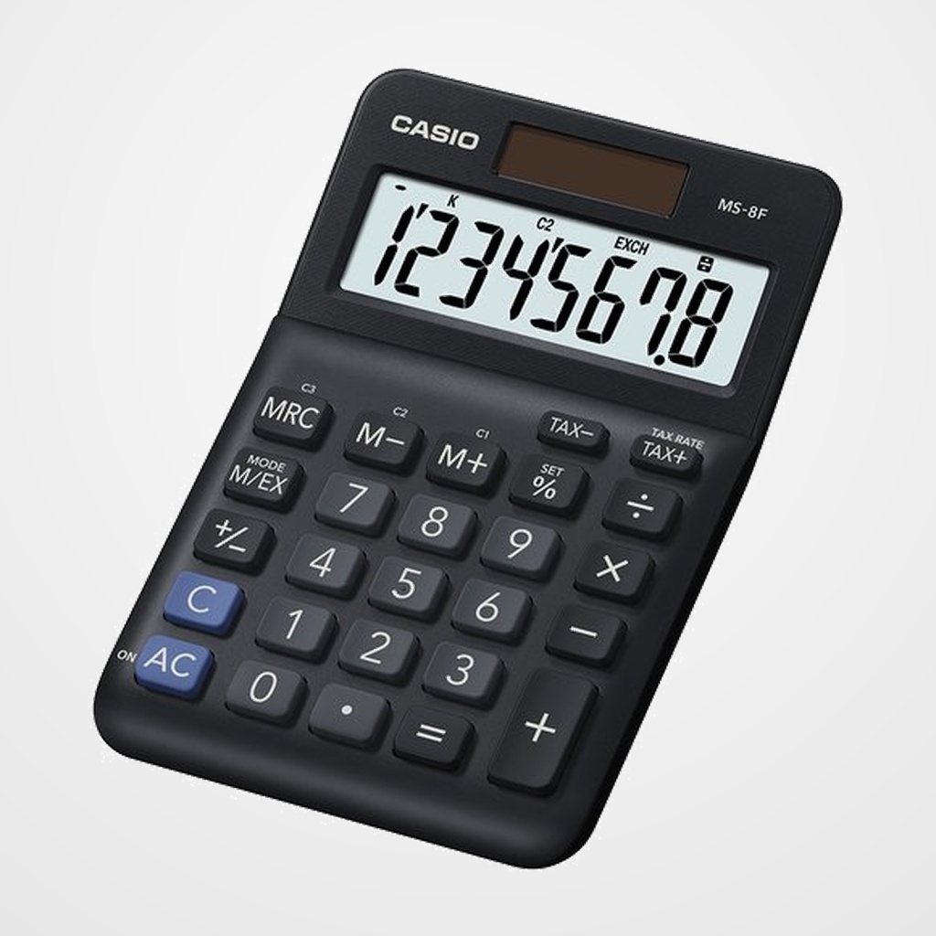 CALCULADORA SOBREMESA CASIO 8 DIGITOS MS-8F