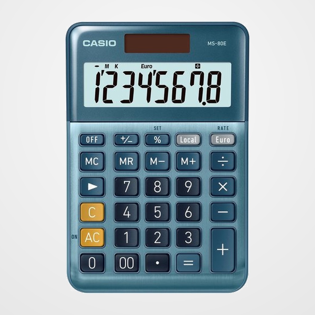 CALCULADORA SOBREMESA CASIO 8 DIGITOS MS-80 E