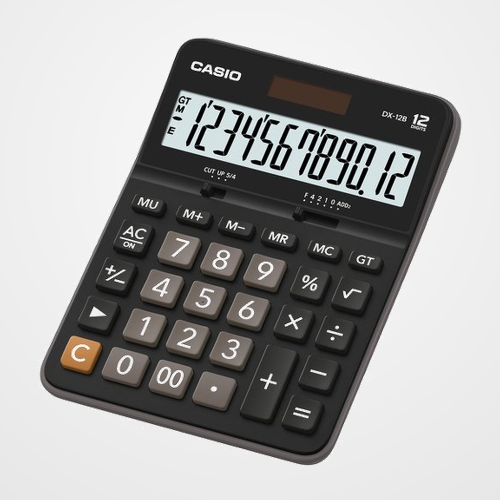 CALCULADORA SOBREMESA CASIO 12 DIGITOS DX-12B