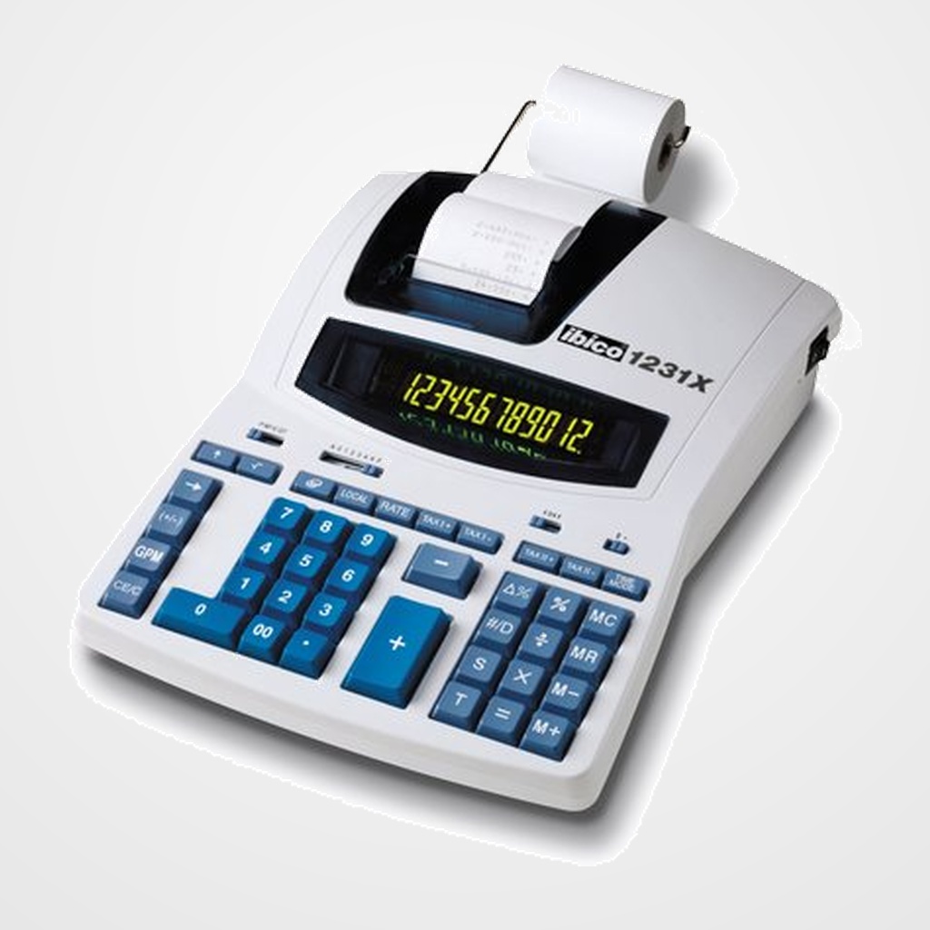 CALCULADORA IMPRESORA IBICO 12 DIGITOS 1231X