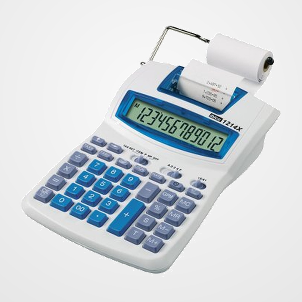 CALCULADORA IMPRESORA IBICO 12 DIGITOS 1214X