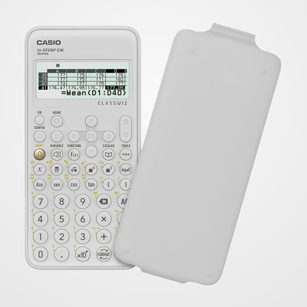 CALCULADORA CIENTIFICA CASIO 10+2 DIGITOS FX-570 SP CW (63x192 puntos)