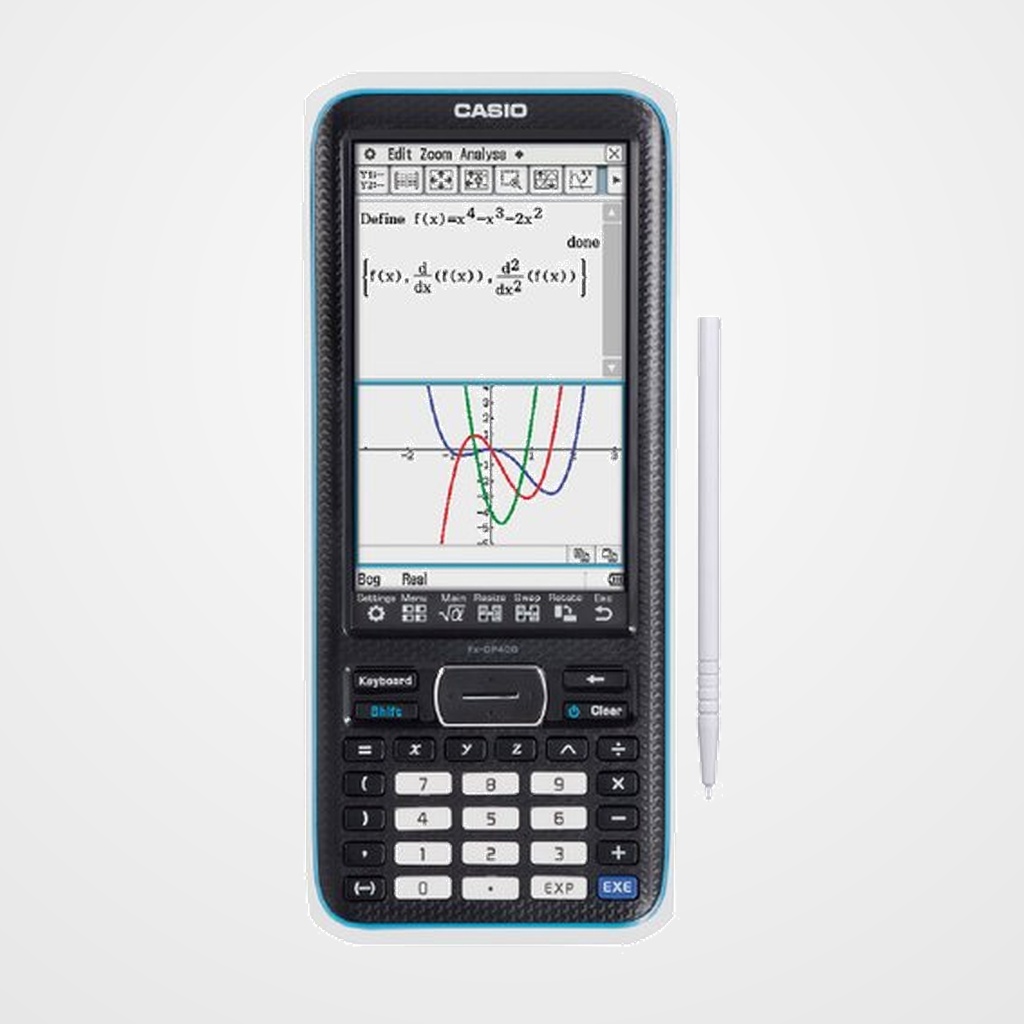 CALCULADORA GRAFICA CASIO FX-CP-400 PANTALLA TACTIL 4.8  500kb RAM/24MB  USB FLASH DRIVE