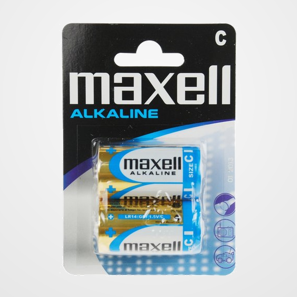 PILAS ALCALINA MAXELL LR14 BLISTER DE 2 (M007)