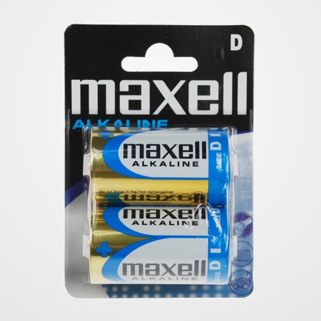 PILAS ALCALINA MAXELL LR20 BLISTER DE 2 (M008)