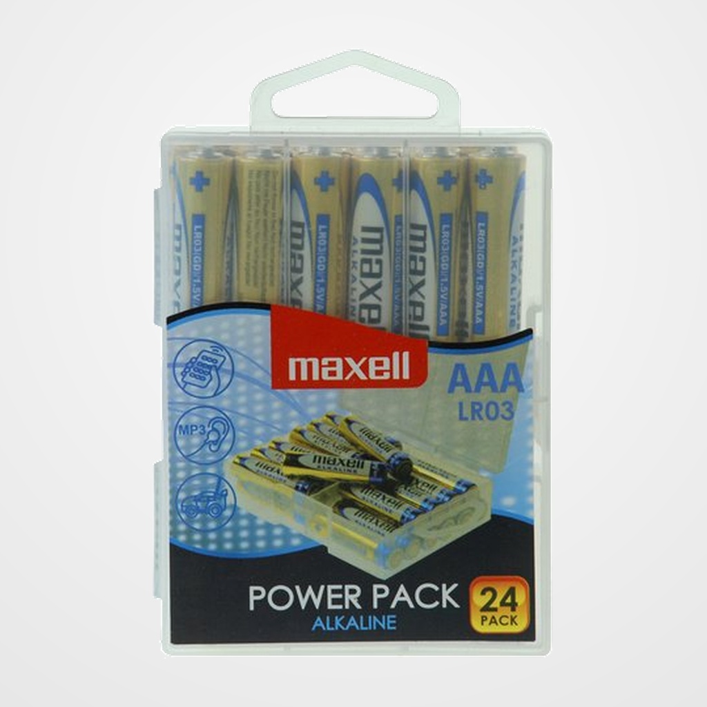 PILAS ALCALINA MAXELL LR03 PACK DE 24 (M470)