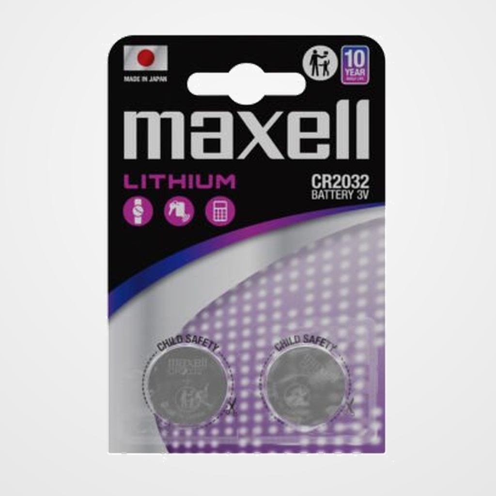 PILAS MAXELL MICRO CR2032 3V BLISTER DE 2 (M225)