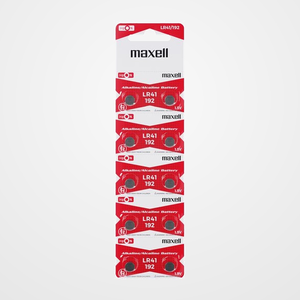 PILAS MAXELL MICRO LR0041W 1,5V (M610) BLISTER DE 10