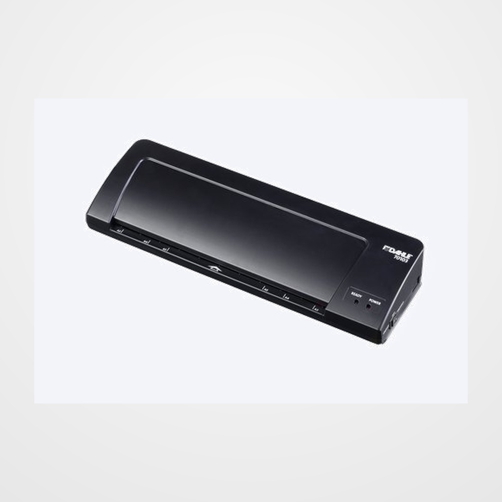 PLASTIFICADORA TERMICA DAHLE DOS RODILLOS A3 NEGRO