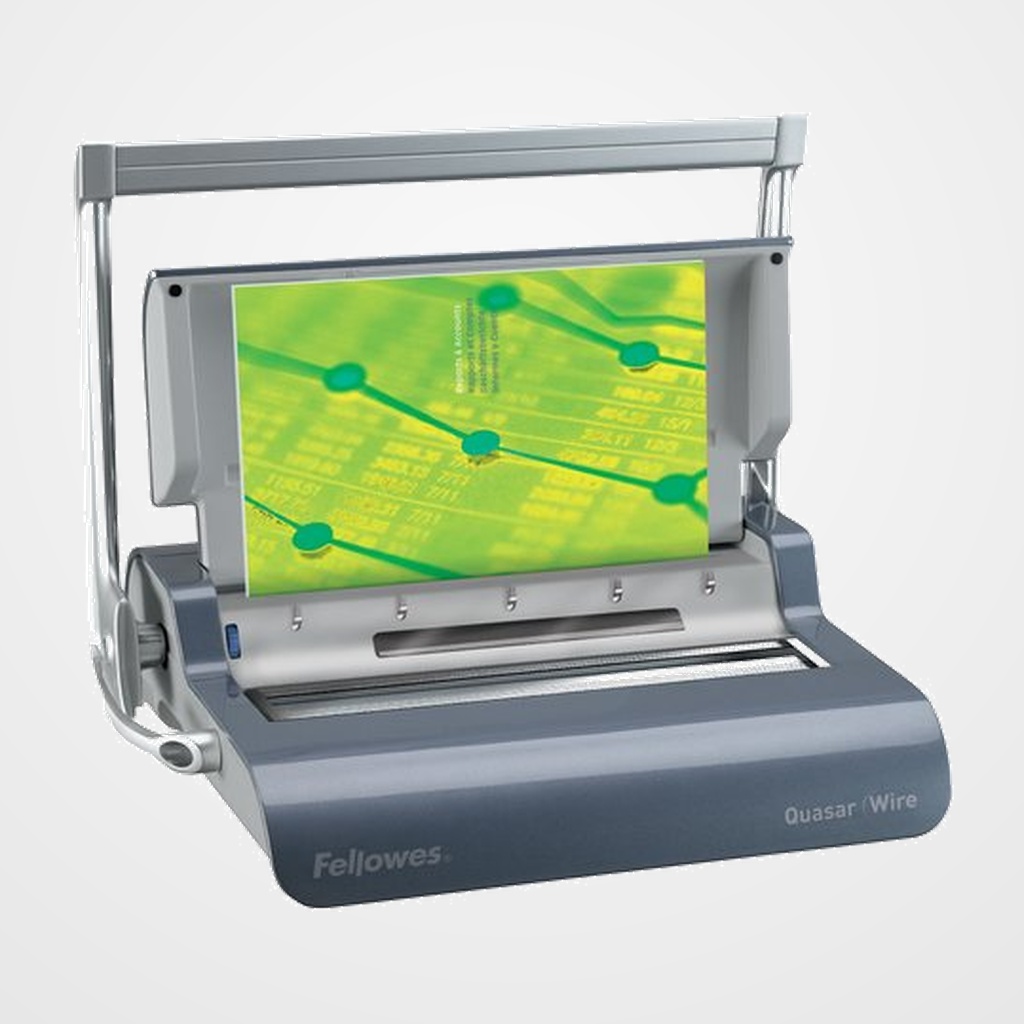 ENCUADERNADORA WIRE FELLOWES paso 3:1 QUASAR WIRE