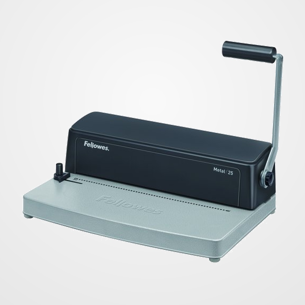ENCUADERNADORA ESPIRAL FELLOWES paso 5:1 METAL  25