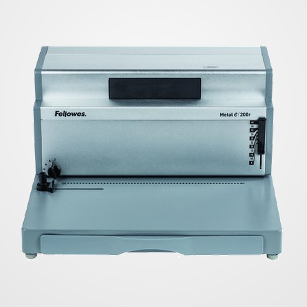 ENCUADERNADORA ESPIRAL FELLOWES paso 5:1 METAL E200R (ELECTRICA)