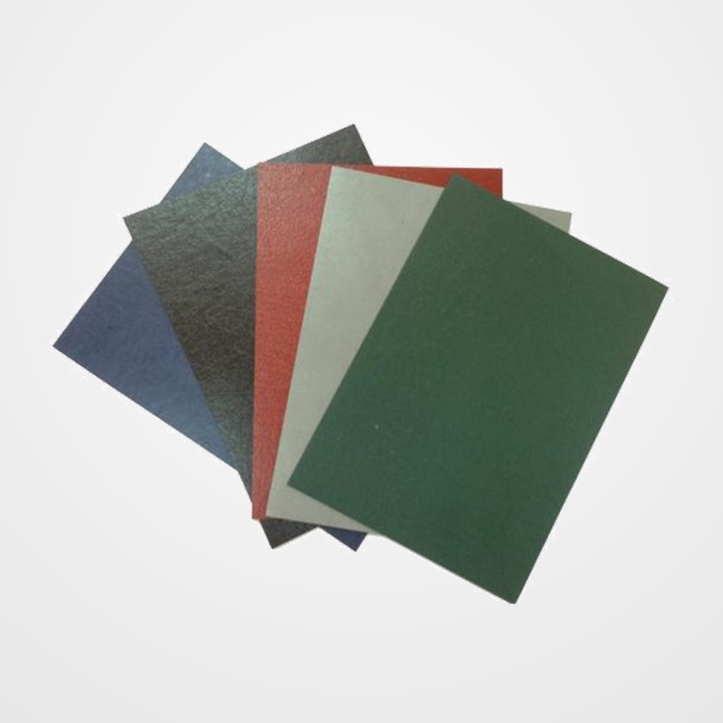 TAPA de ENCUADERNAR YOSAN CARTON GOFRADO PIEL A4 0,8 mm GRIS CAJA de 50