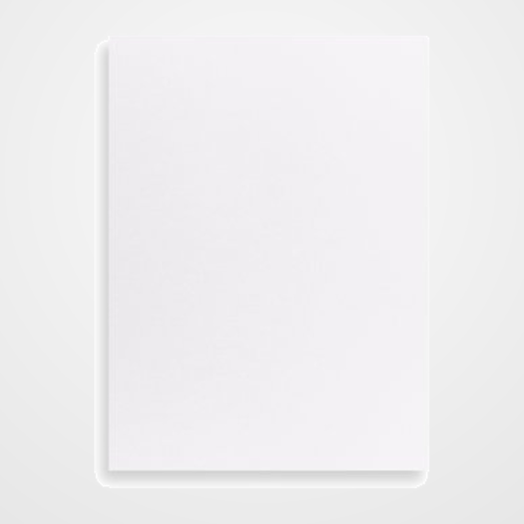 TAPA de ENCUADERNAR FABRIANO 23x32cm CARTULINA 200 g BLANCO PAQUETE de 50