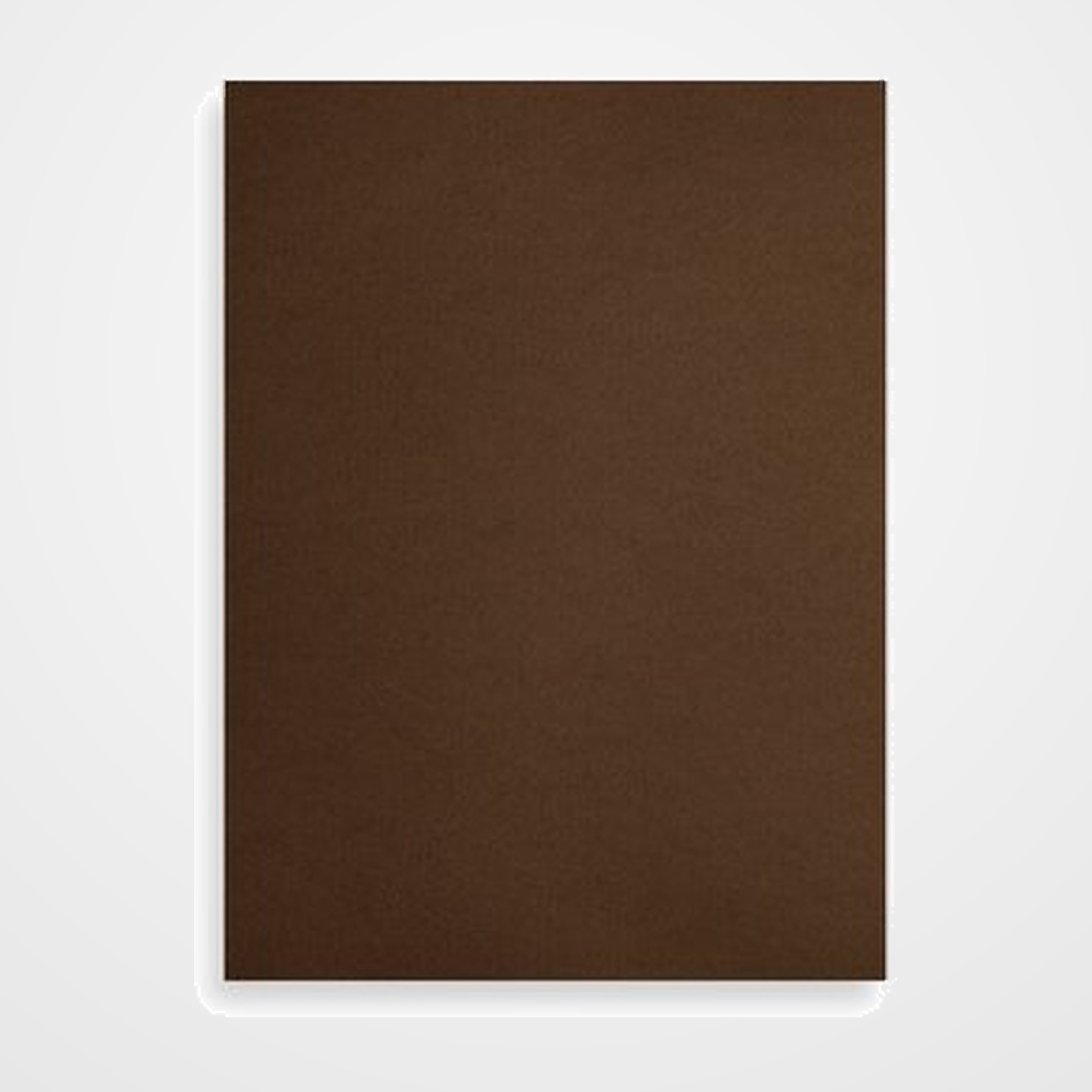 TAPA de ENCUADERNAR FABRIANO 23x32cm CARTULINA 200 g MARRON PAQUETE de 50