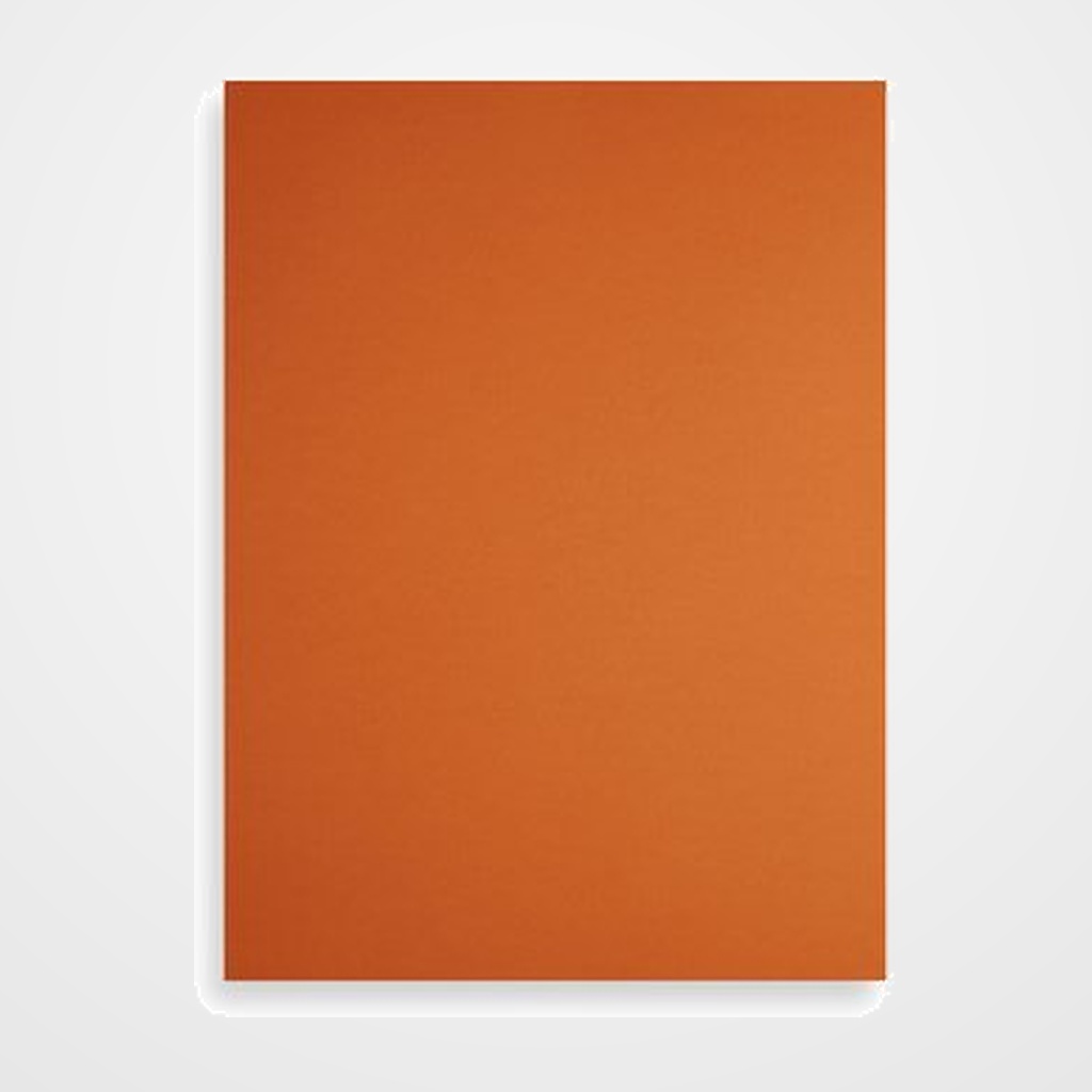 TAPA de ENCUADERNAR FABRIANO 23x32cm CARTULINA 200 g NARANJA PAQUETE de 50