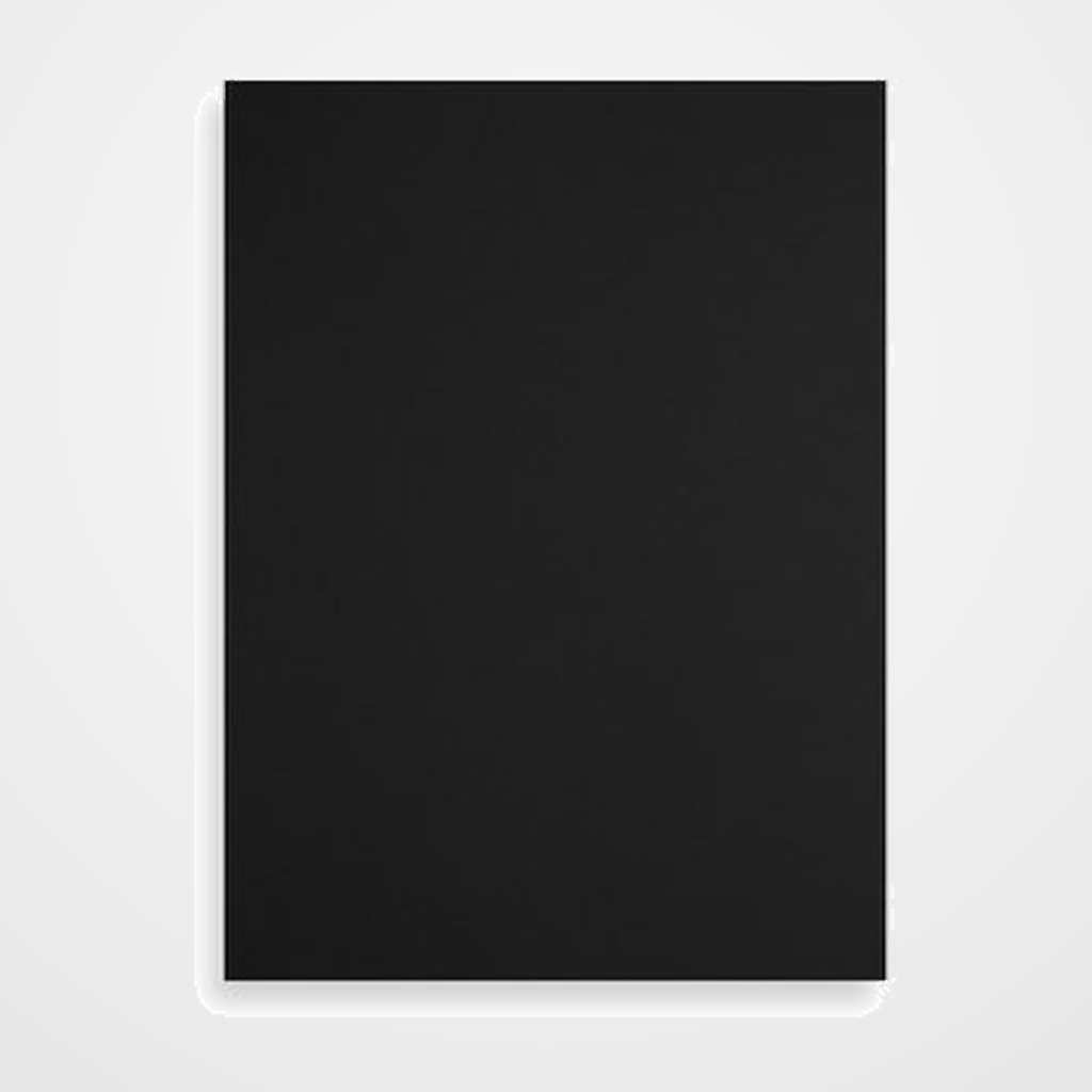 TAPA de ENCUADERNAR FABRIANO 23x32cm CARTULINA 200 g NEGRO PAQUETE de 50