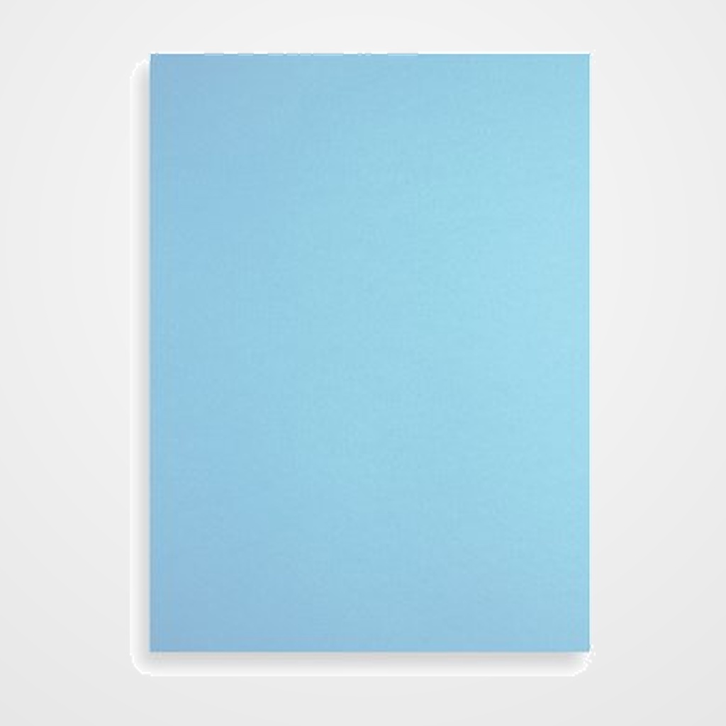 TAPA de ENCUADERNAR FABRIANO 23x32cm CARTULINA 200 g TURQUESA PAQUETE de 50