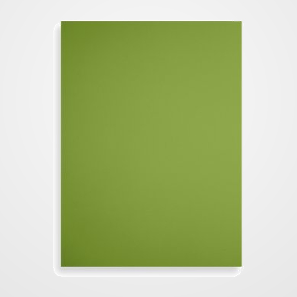 TAPA de ENCUADERNAR FABRIANO 23x32cm CARTULINA 200 g VERDE LIMA PAQUETE de 50