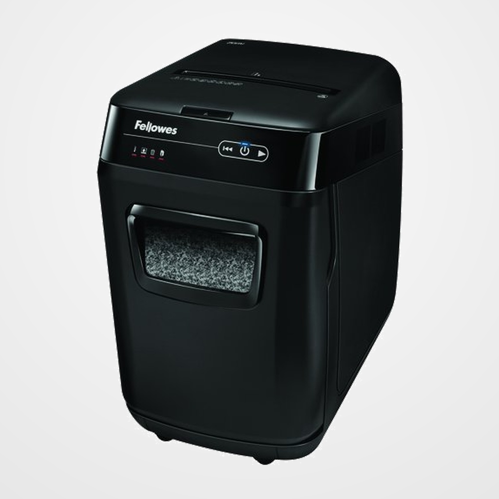[16401310] DESTRUCTORA FELLOWES AUTOMAX 200M (200h MICRO) Nv.seg.5 - microcorte 2x14mm, ancho 230mm, dep.32L