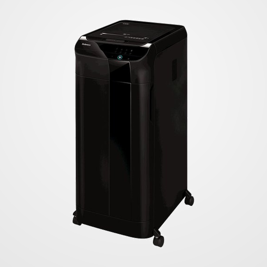 DESTRUCTORA FELLOWES AUTO-MAX 550C (550h PARTIC.) Nv.seg.4 - partícula 4x38mm, ancho 230mm, dep.82L