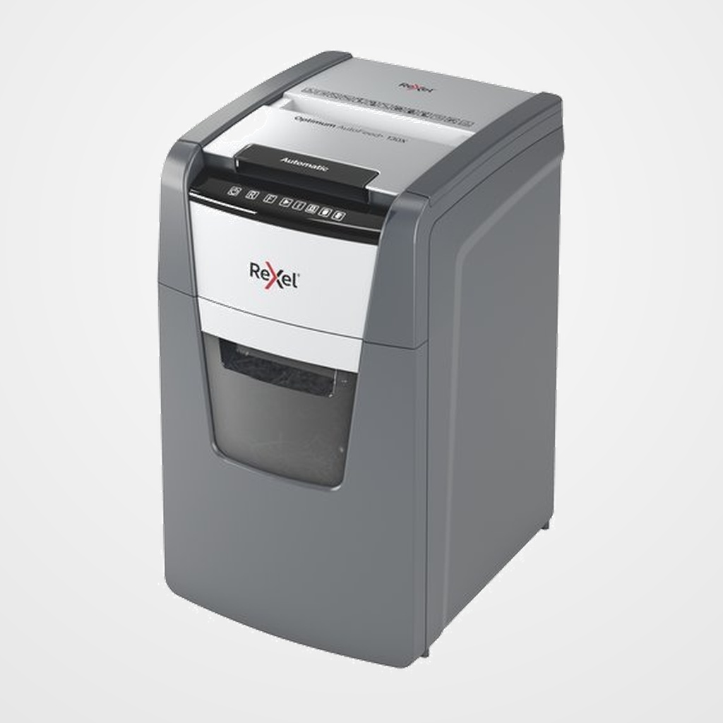 DESTRUCTORA OPTIMUM AUTO+ 130X (8/130h PARTIC.) Nv.seg.4 - particula 4x28mm, dep.44L Alimentador automático de 130h