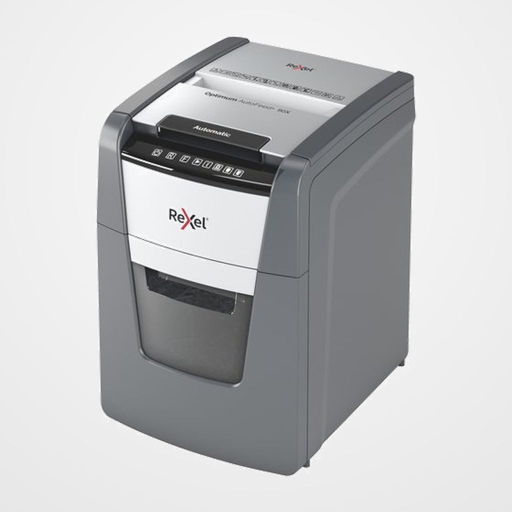 DESTRUCTORA OPTIMUM AUTO+  90X (6/90h PARTIC.) Nv.seg.4 - particula 4x45mm, dep.34L Alimentador automático de 90h