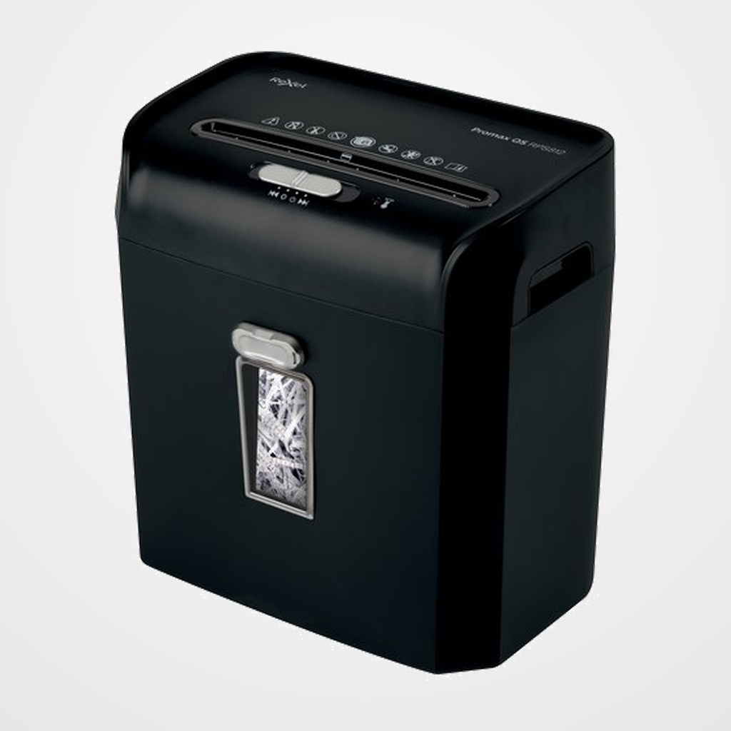 DESTRUCTORA REXEL PROMAX QS RPS812 (8h TIRAS) Nv.seg.2 - tira 6 mm - dep.12L