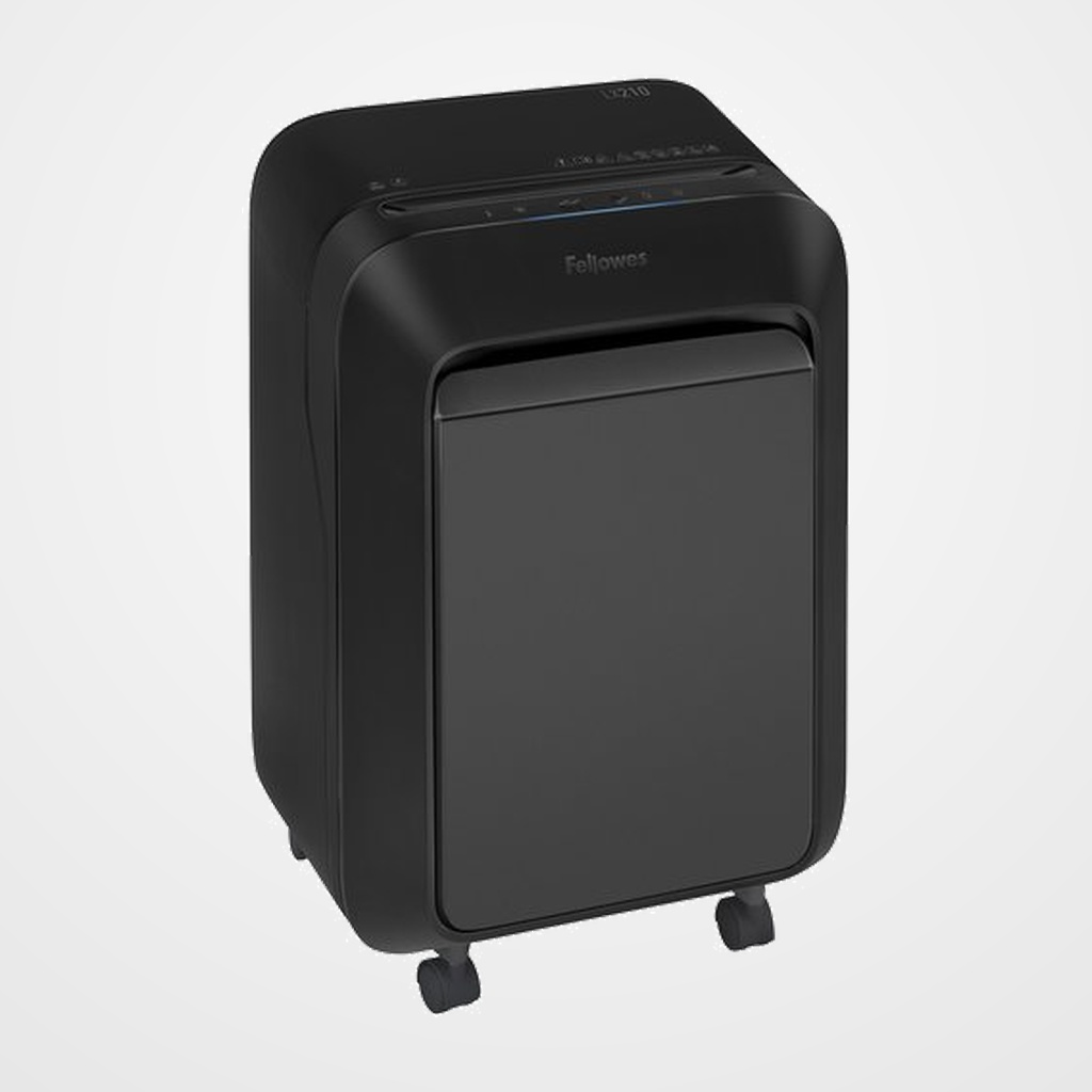 DESTRUCTORA FELLOWES  LX210 MINI CORTE (16h PARTIC.) Nv.seg.4 - particula 4x12mm, ancho 230mm, dep.23L