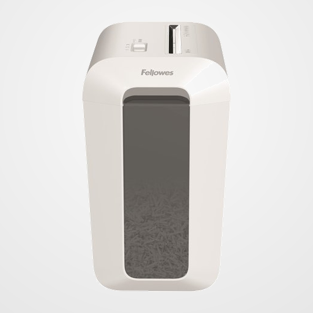 DESTRUCTORA FELLOWES LX65 BLANCO (10h PARTIC.) Nv.seg.4- particula 4x40mm, ancho 233mm, dep.22L
