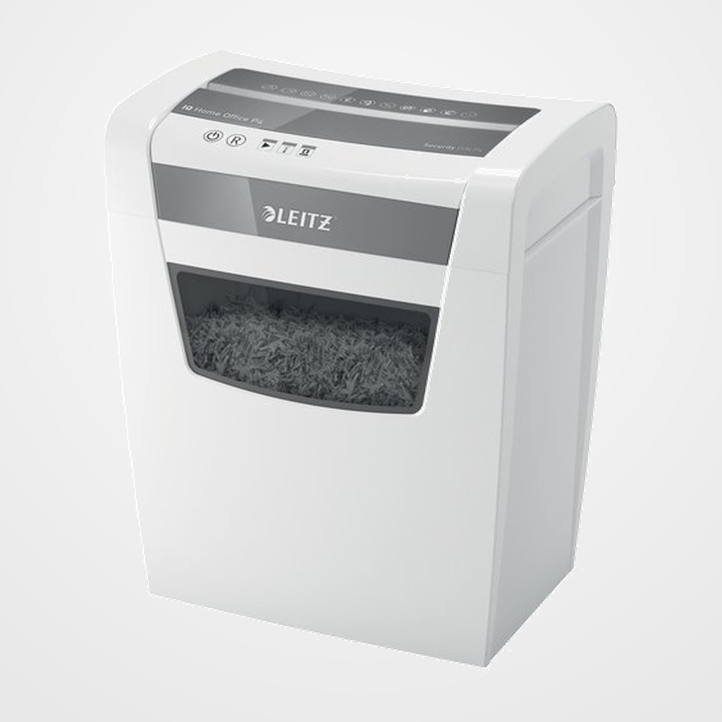 DESTRUCTORA LEITZ IQ HOME OFFICE P4 (10h CONFETI) Nv.seg.4 - particula 4x28mm dep.23L