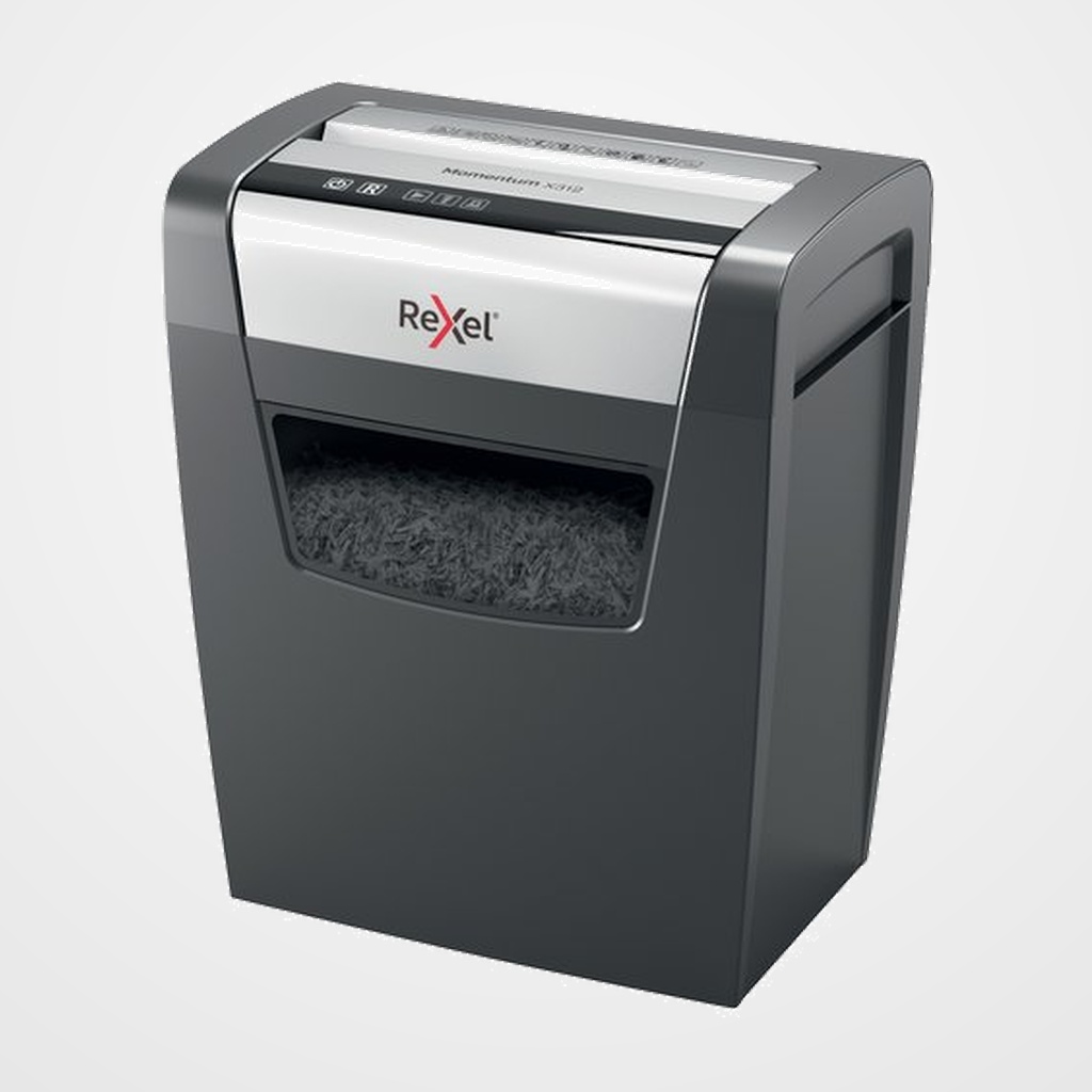 DESTRUCTORA REXEL MOMENTUM X312 (12h CONFETI) Nv.seg.3 - particula 5x42mm dep.23L