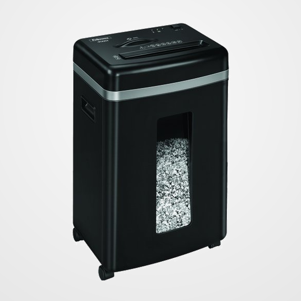 DESTRUCTORA FELLOWES MS-450Ms (9h MICROPART.) Nv.seg.5 - micropartic. 2x8mm, ancho 220mm, dep.20L