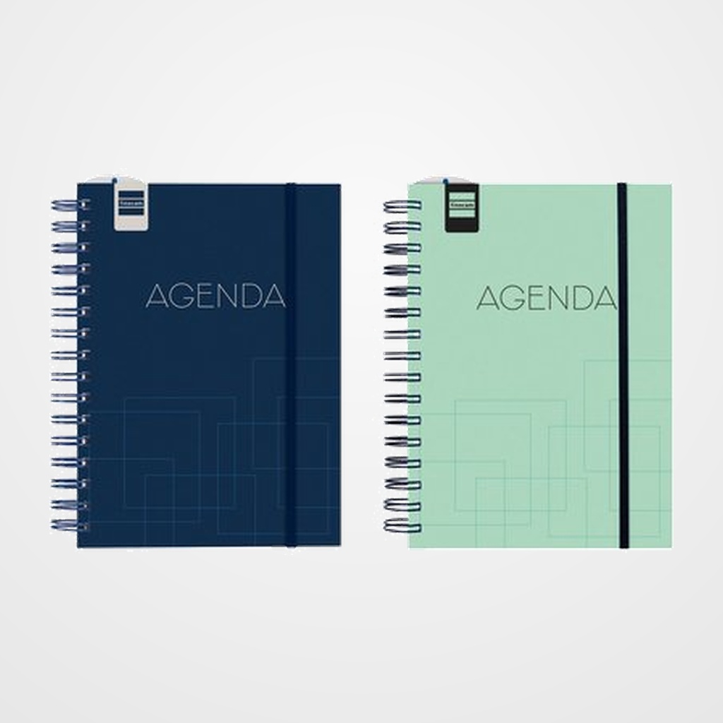 [82503837] AGENDA ESCOLAR (2025-26) FINOCAM INSTITUT WIRE-O tapa PP S/V 4º 155x215 con GOMA SURTIDO PACK de 4