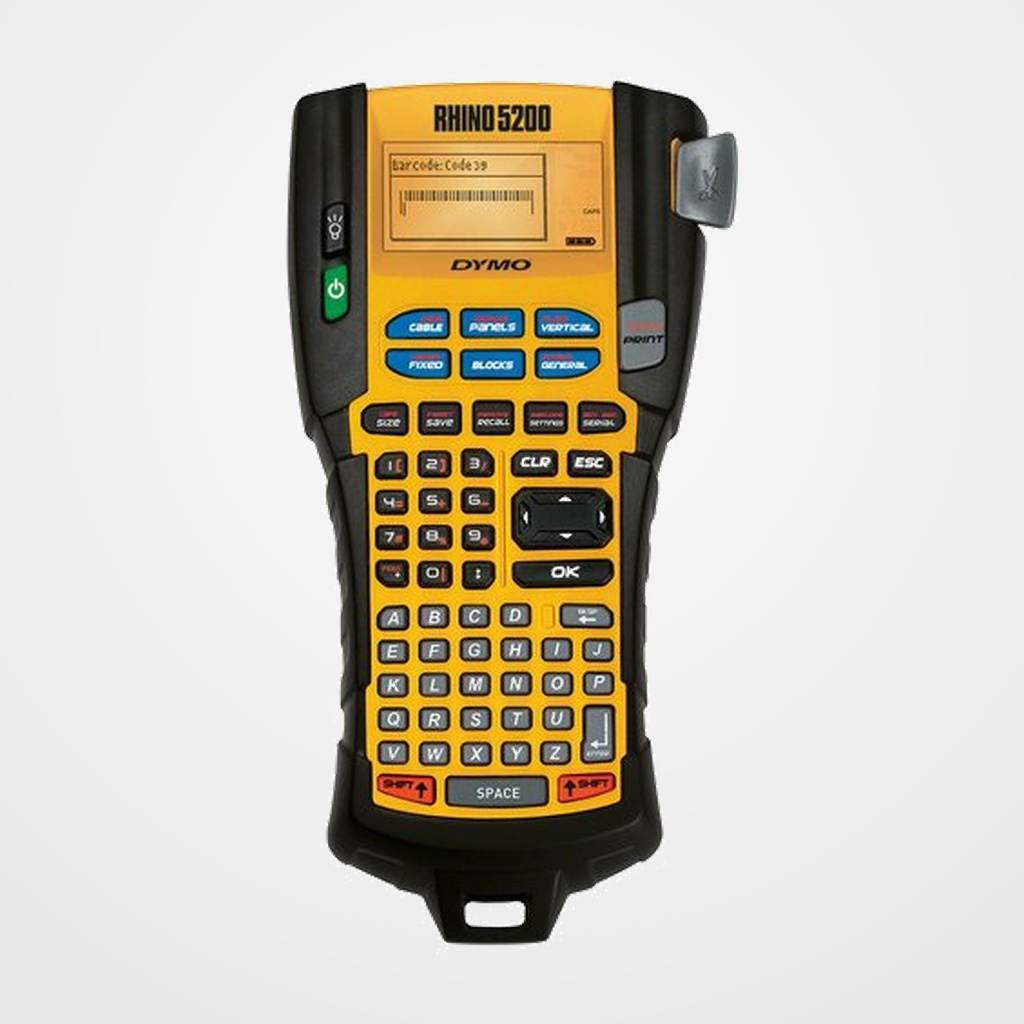 MAQUINA de ROTULAR DYMO INDUSTRIAL ELECTRONICA RHINO 5200 KIT