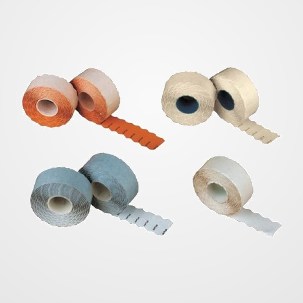 ETIQUETAS de PRECIOS METO Nº1 ADH.REMOVIBLE 26x12 mm BLANCO ROLLO 1.500 uds.