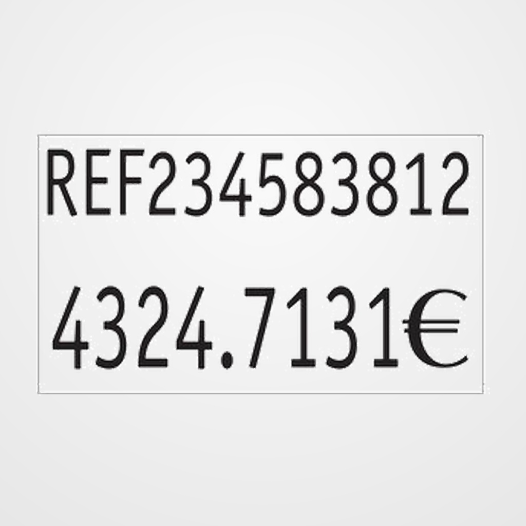[18801014] ETIQUETAS de PRECIOS PRYSE ADH.REMOVIBLE 26x16 mm BLANCO ROLLO 1.000 uds.